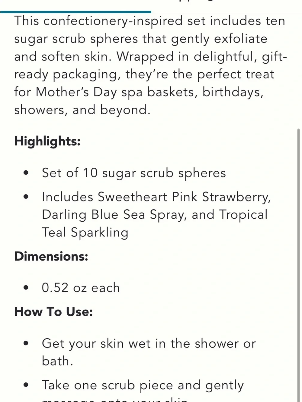 Anthropologie  Sparkling citrus salt scrubs